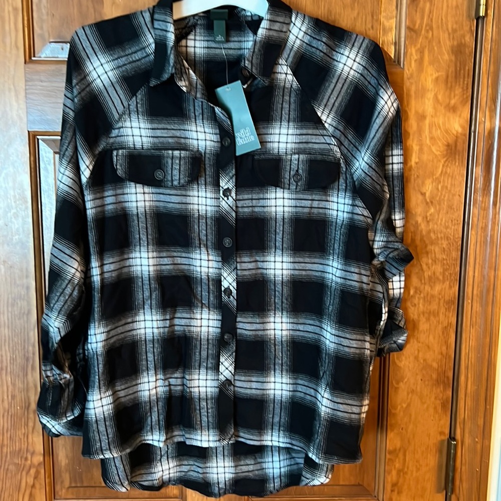 COPY - New Wild Fable Womens Flannel Shirt Plaid S NWT